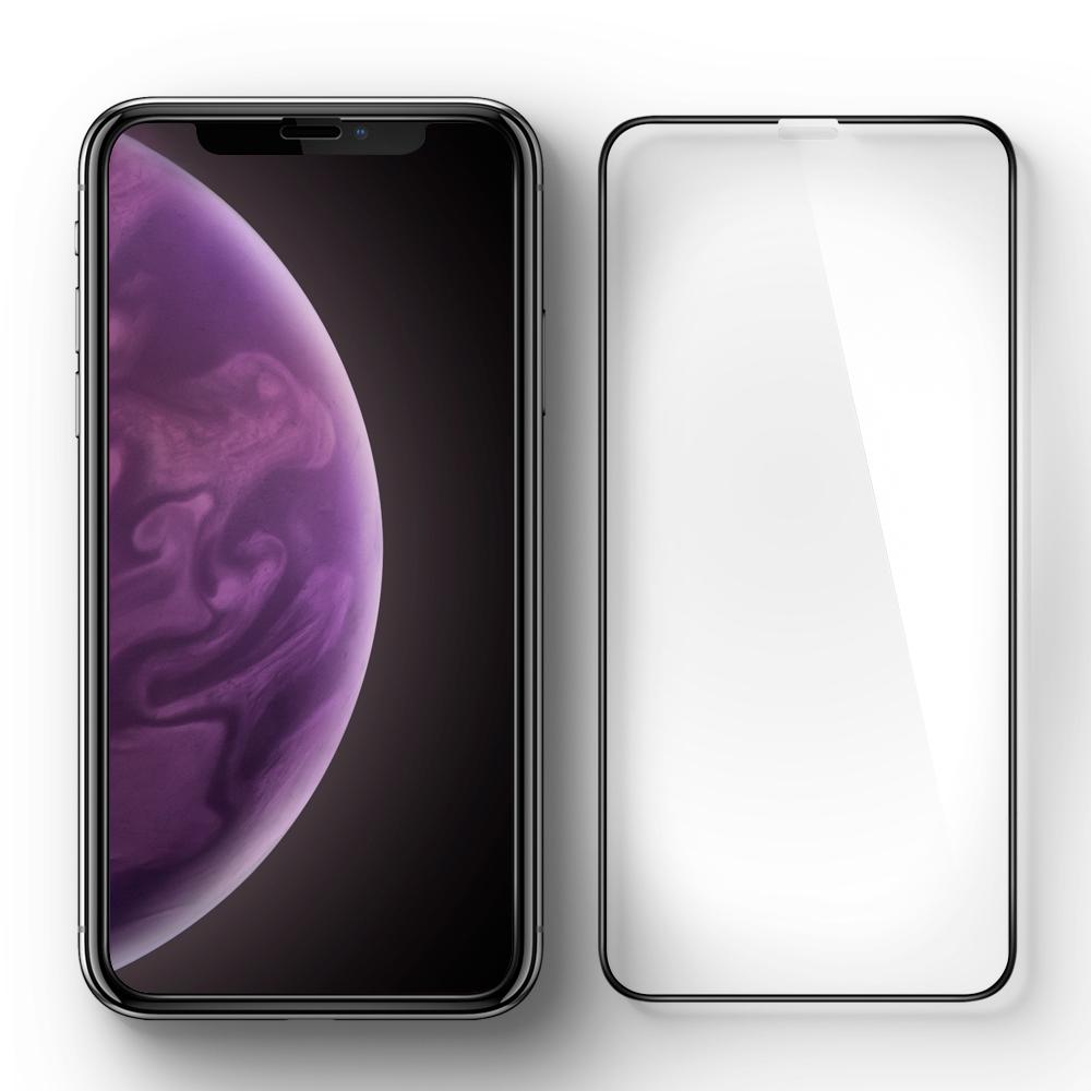 Screen Protector GLAS.tR SLIM HD iPhone XS Max Zwart