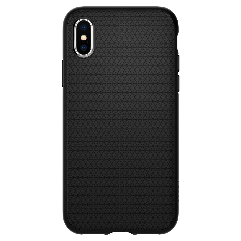 Case Liquid Air iPhone X/XS Zwart