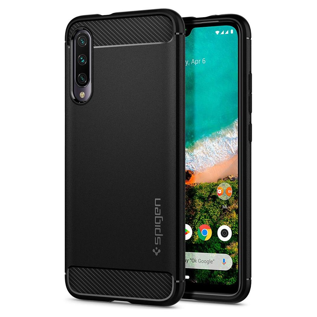 Case Rugged Armor Xiaomi Mi A3 Zwart