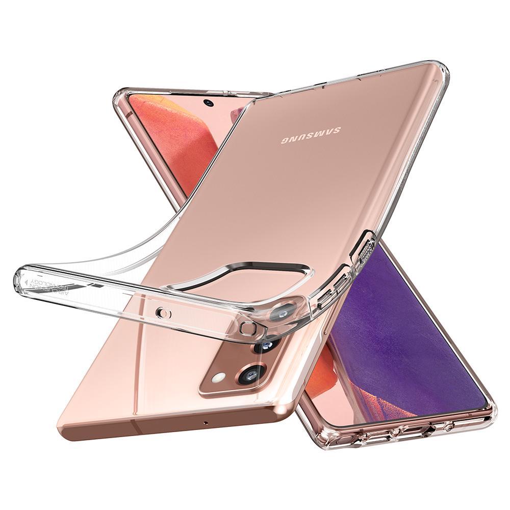 Case Liquid Crystal Samsung Galaxy Note 20 Clear