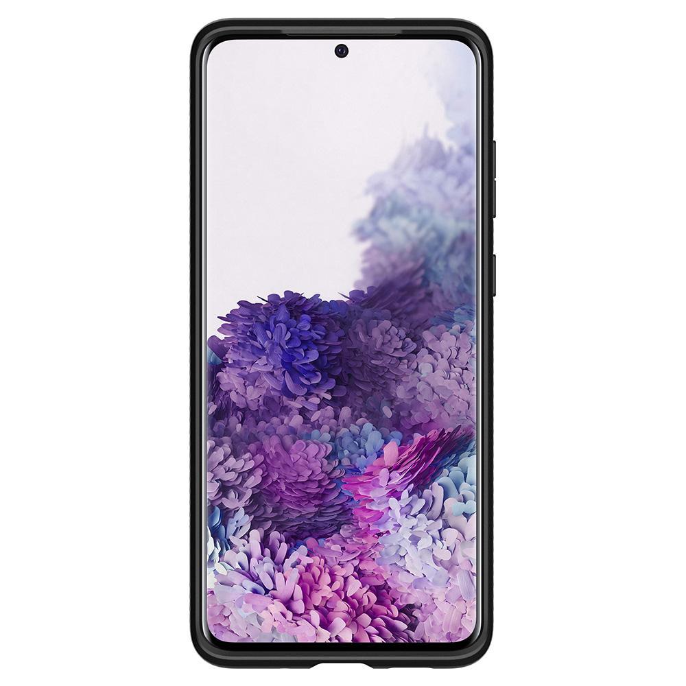 Case Liquid Air Samsung Galaxy S20 Plus Zwart