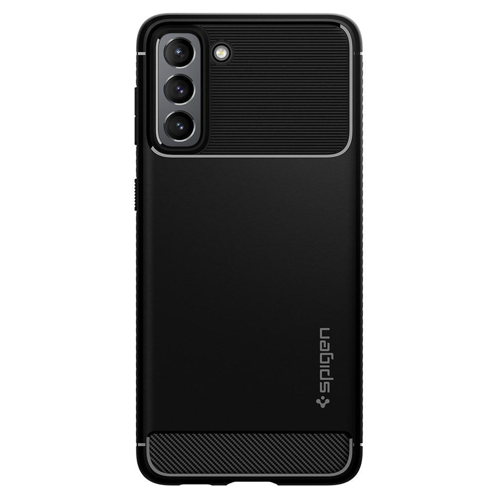 Case Rugged Armor Samsung Galaxy S21 Zwart