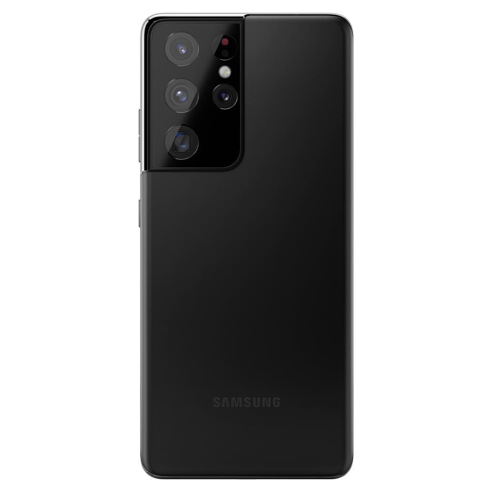 Ultra Optik Lens Protector Black (2-pack) Samsung Galaxy S21 Ultra Zwart