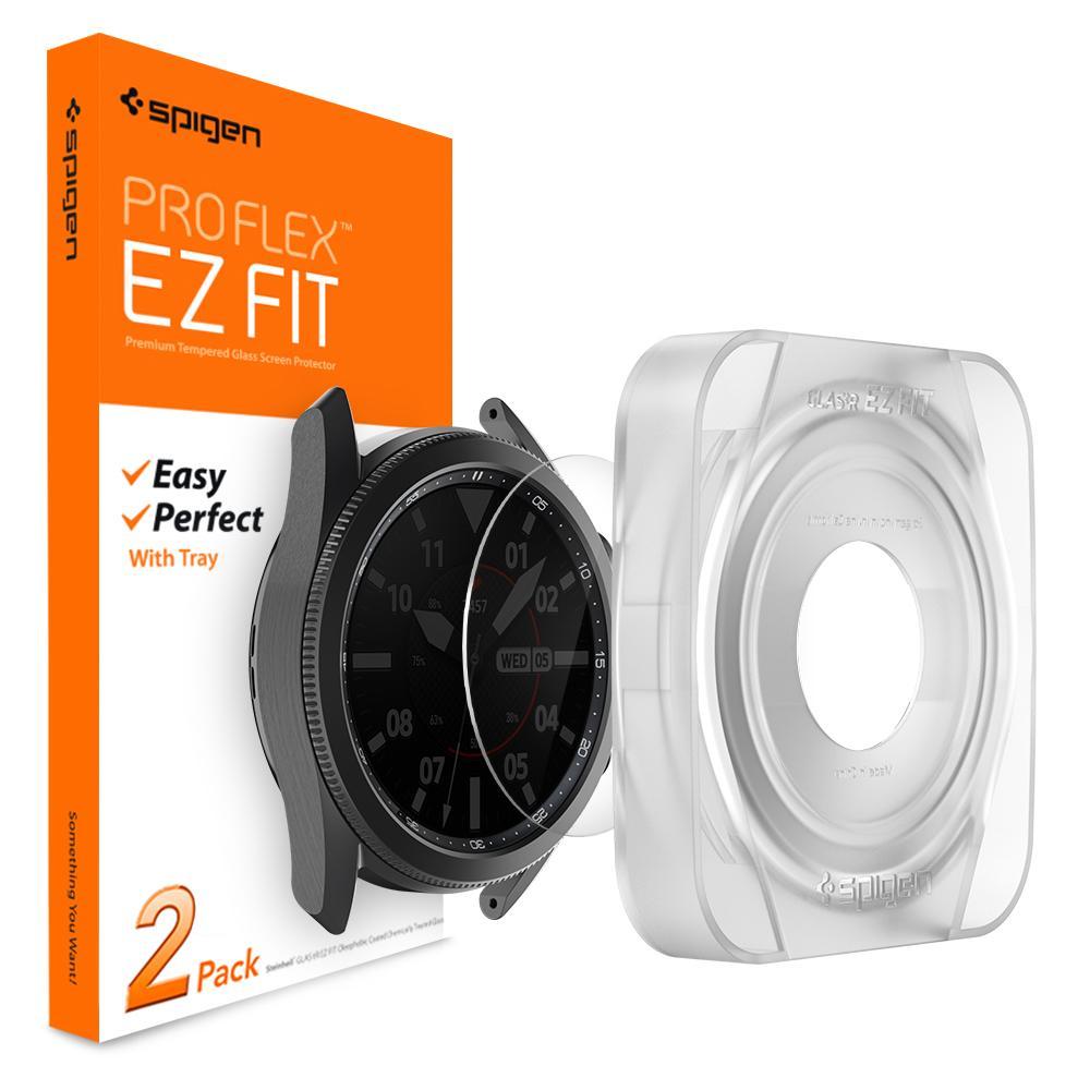 Screen Protector EZ Fit GLAS.tR (2-pack) Samsung Galaxy Watch 3 45mm