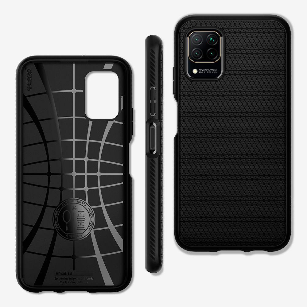 Case Liquid Air Huawei P40 Lite Zwart