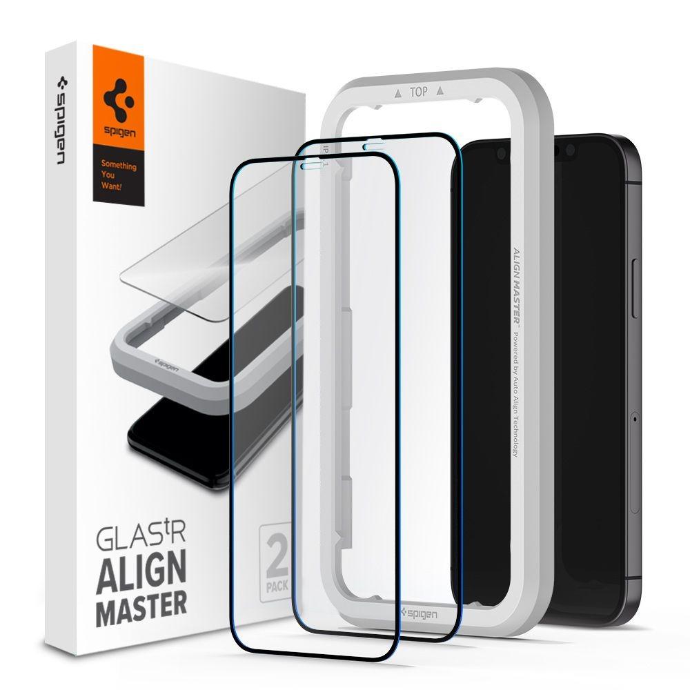 AlignMaster GLAS.tR (2-pack) iPhone 12/12 Pro Zwart