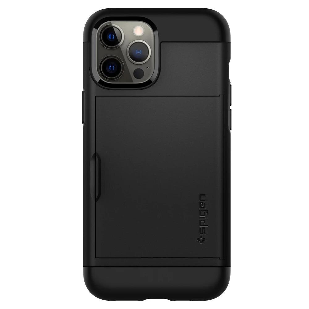 Case Slim Armor CS iPhone 12/12 Pro Zwart