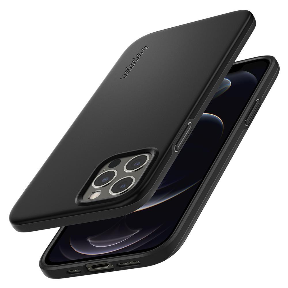 Case Thin Fit iPhone 12/12 Pro Zwart