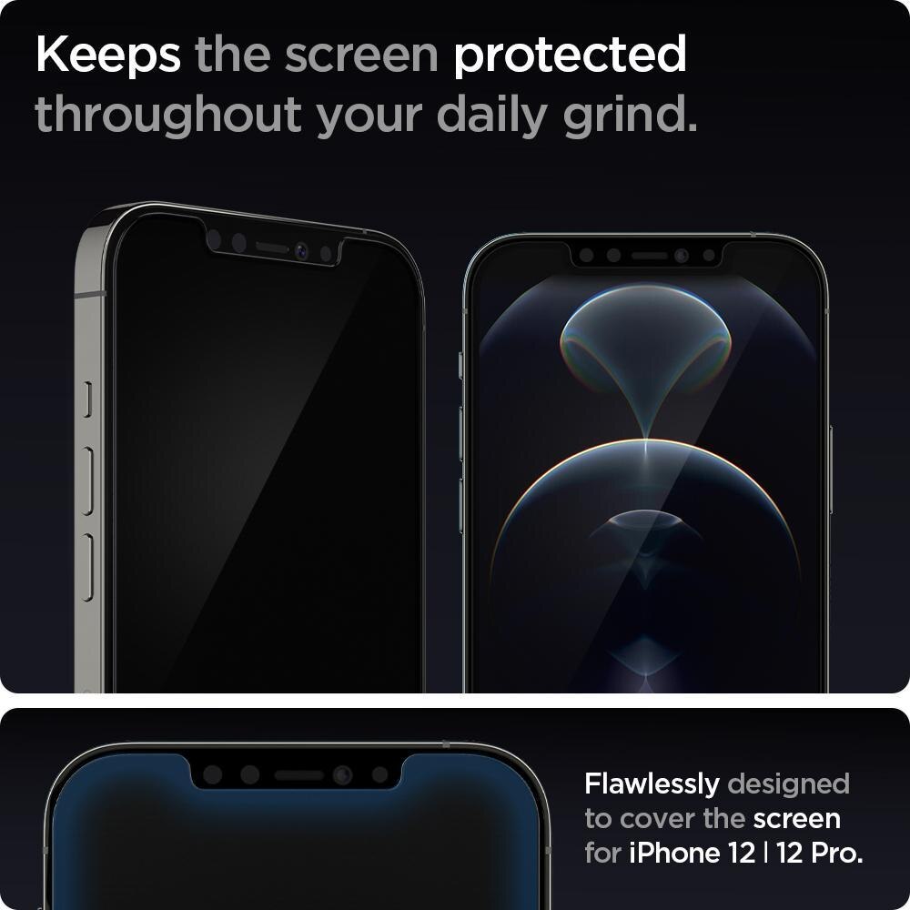 Screen Protector GLAS.tR EZ Fit (2-pack) iPhone 12/12 Pro