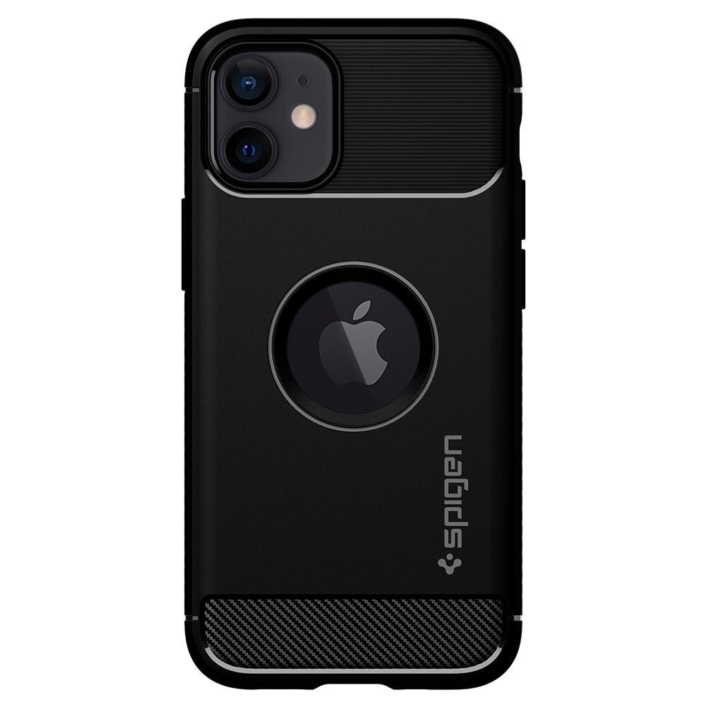 Case Rugged Armor iPhone 12 Mini Zwart