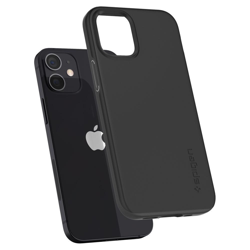 Case Thin Fit iPhone 12 Mini Zwart