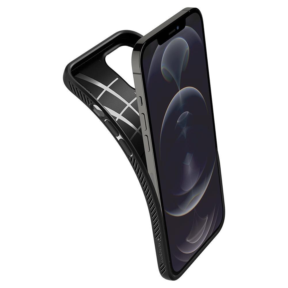 Case Liquid Air iPhone 12 Pro Max Zwart