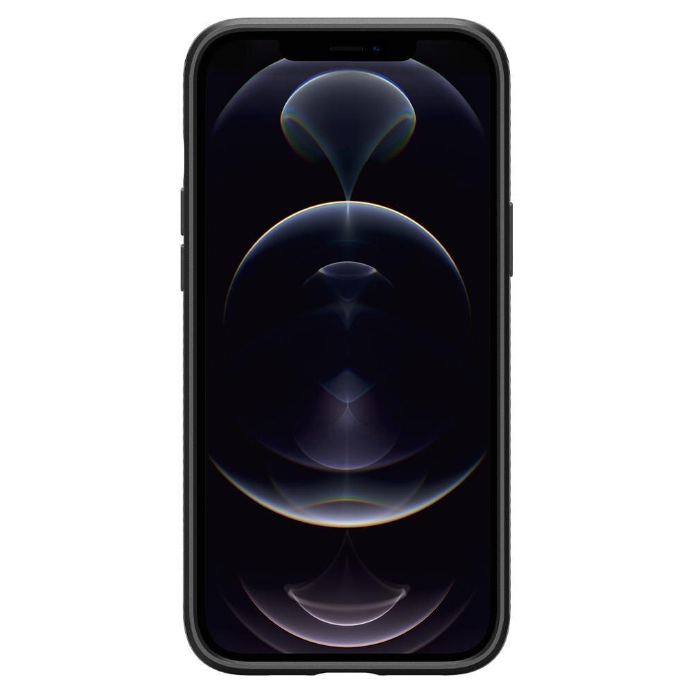 Case Liquid Air iPhone 12 Pro Max Zwart