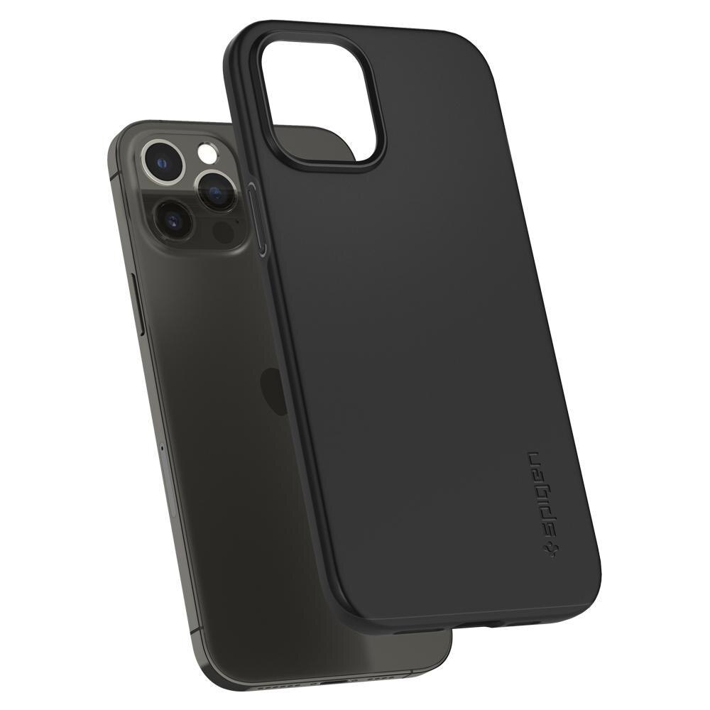 Case Thin Fit iPhone 12 Pro Max Zwart