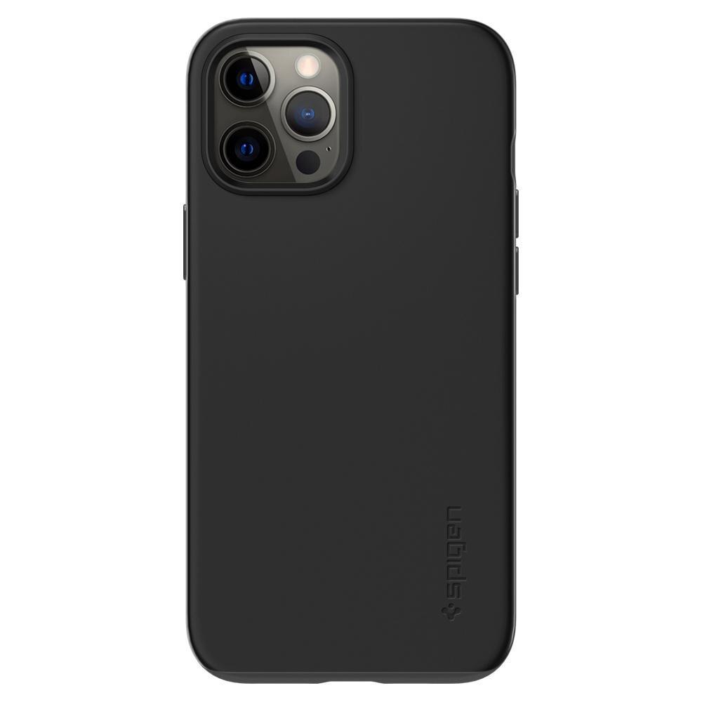 Case Thin Fit iPhone 12 Pro Max Zwart