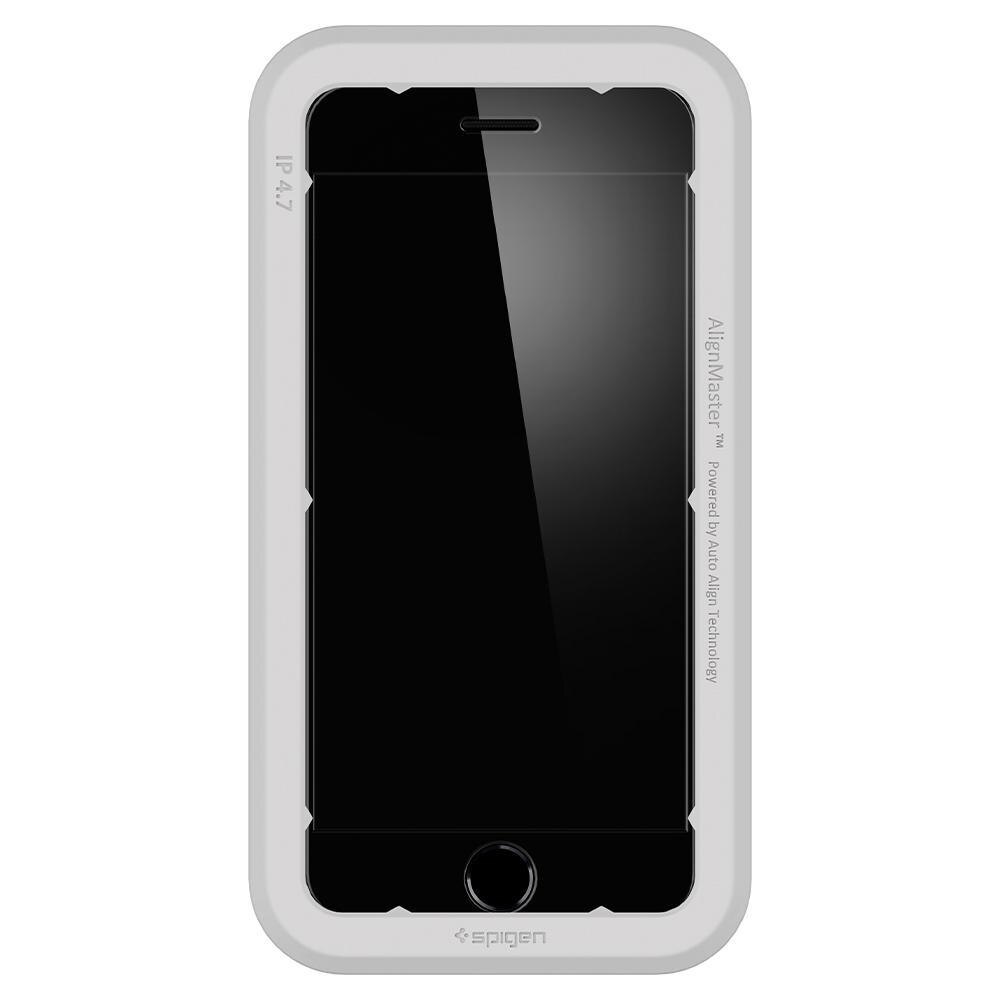 AlignMaster GLAS.tR Full Cover iPhone SE (2020) zwart