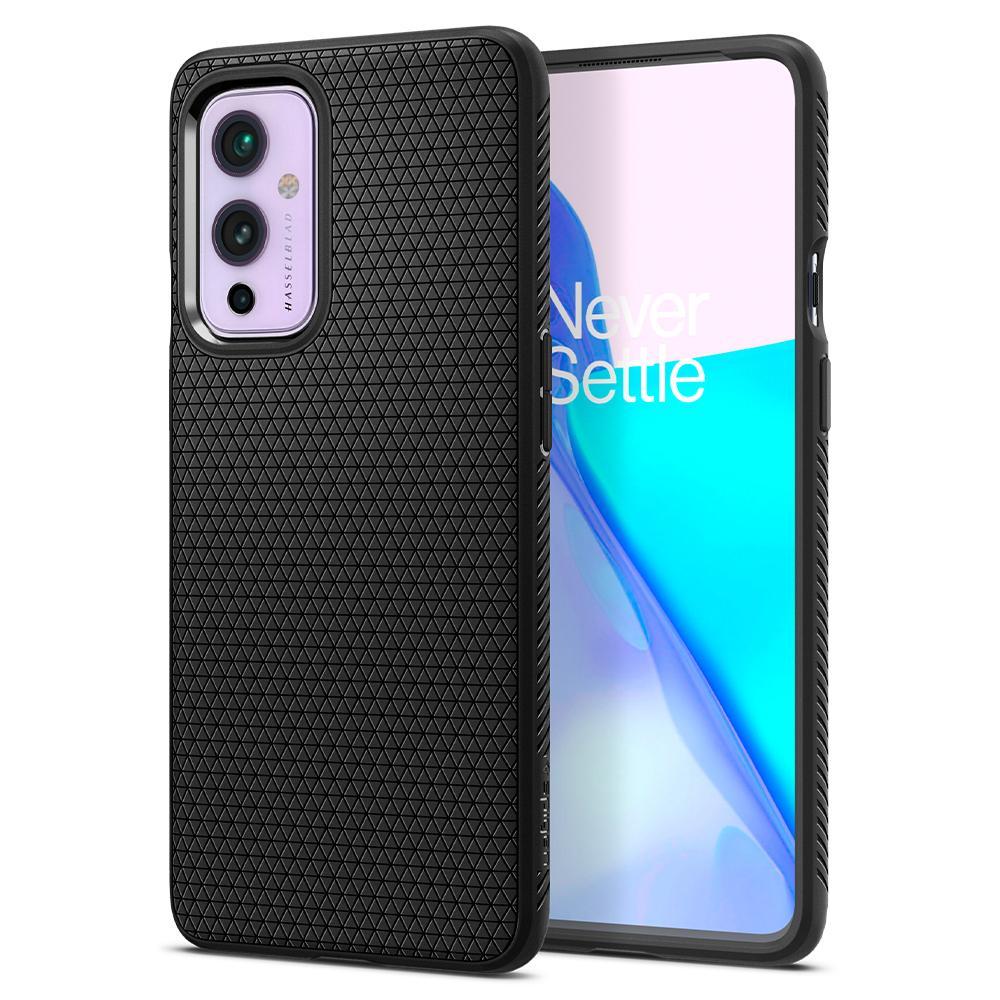 Case Liquid Air OnePlus 9 Zwart