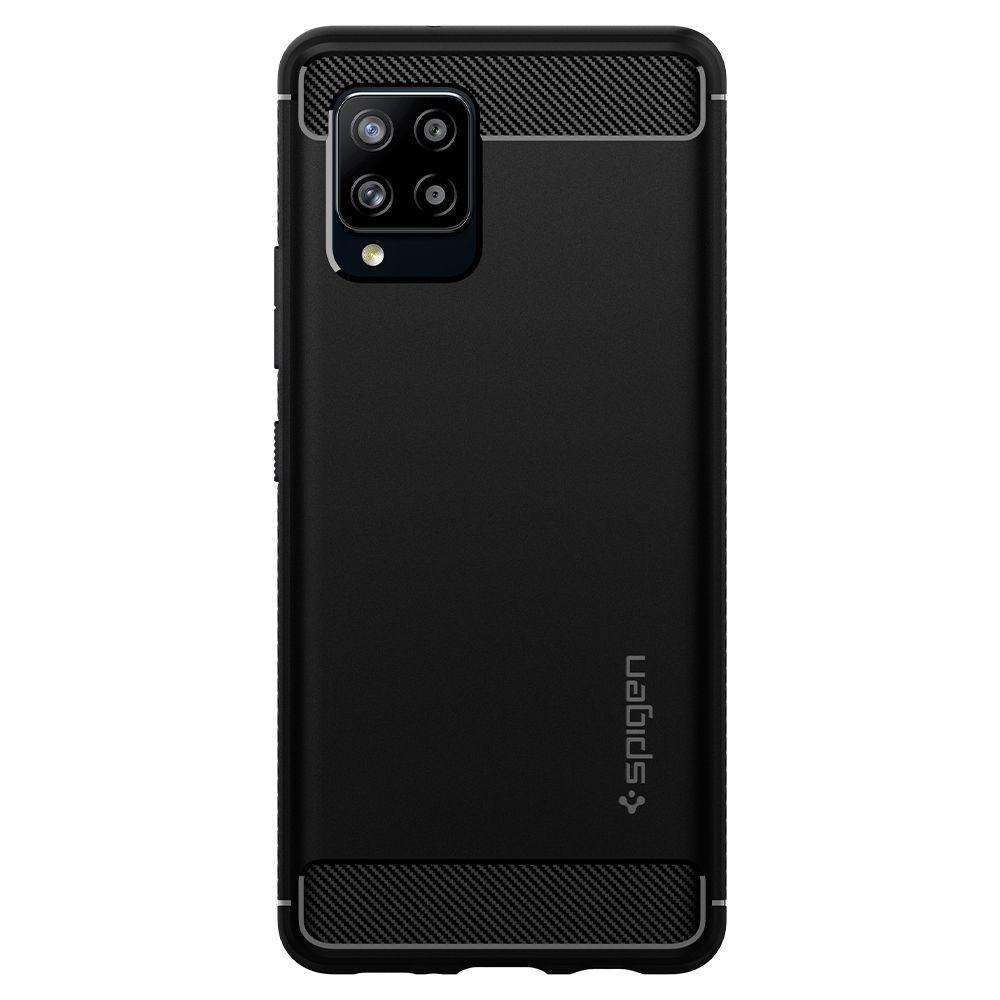 Case Rugged Armor Samsung Galaxy A42 Zwart