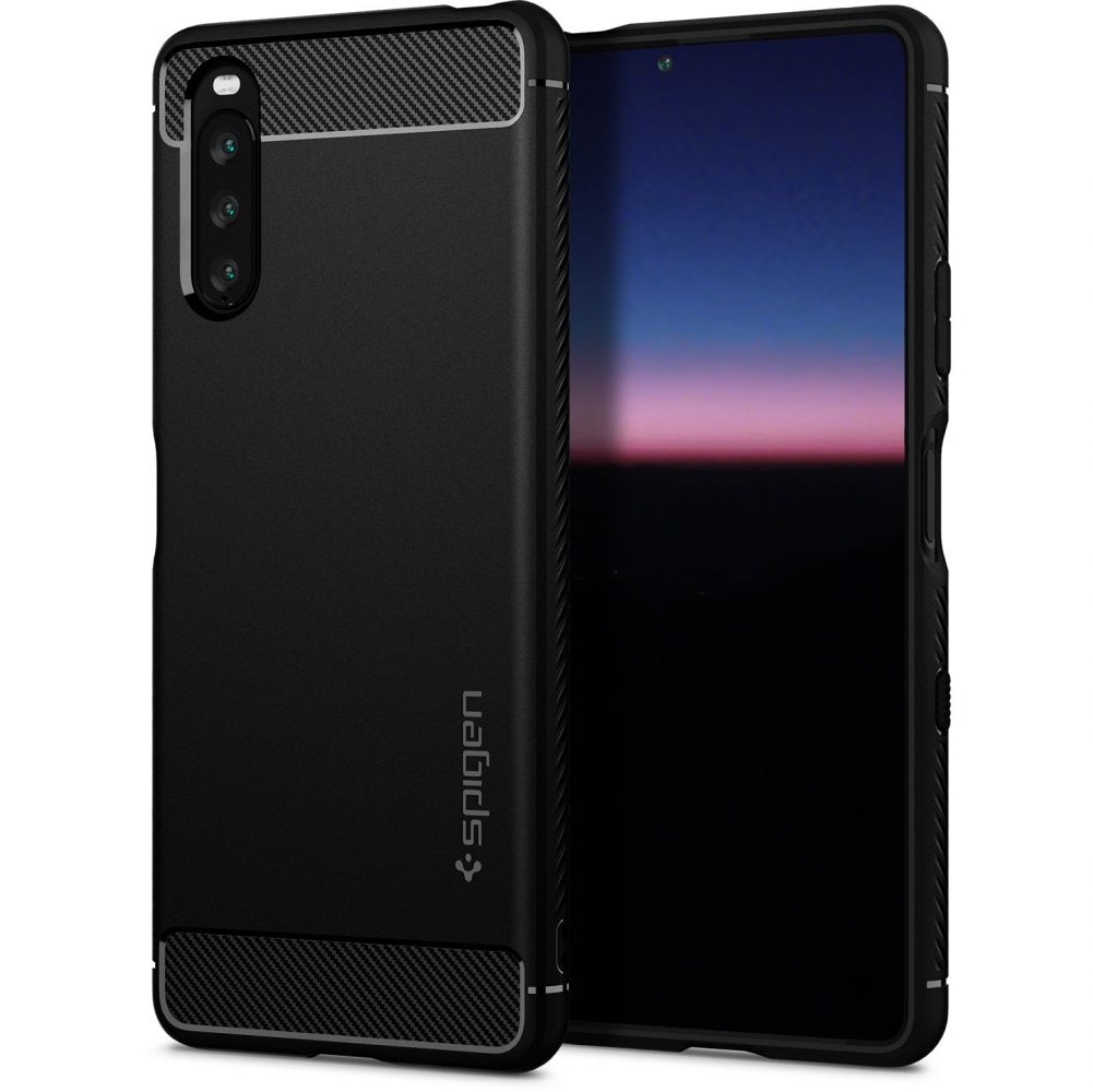 Case Rugged Armor Sony Xperia 10 III Zwart