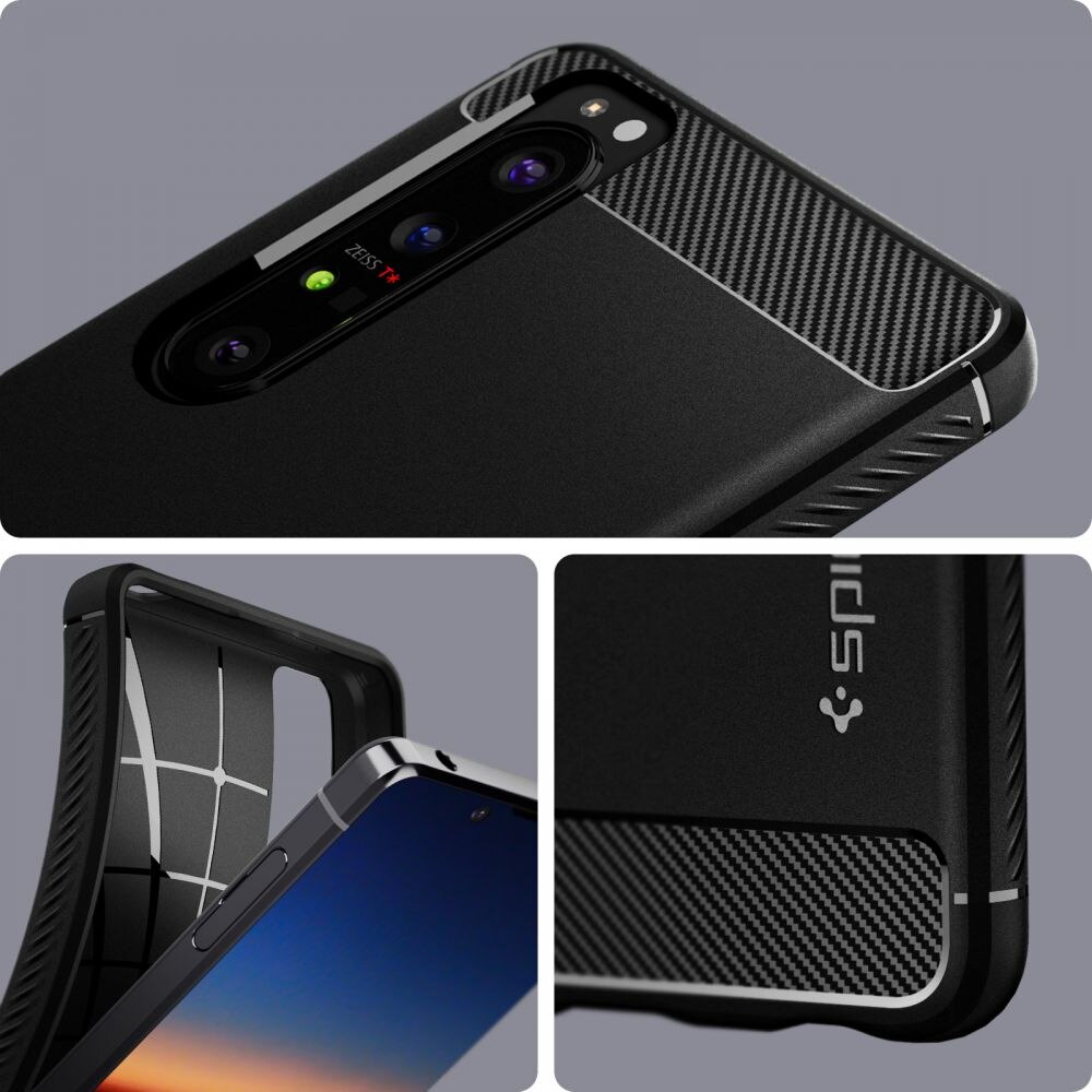 Case Rugged Armor Sony Xperia 1 III Zwart