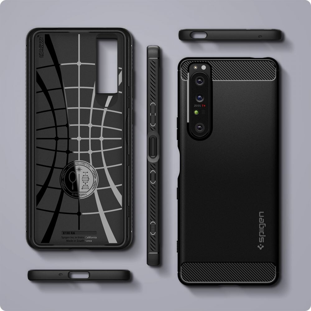 Case Rugged Armor Sony Xperia 1 III Zwart