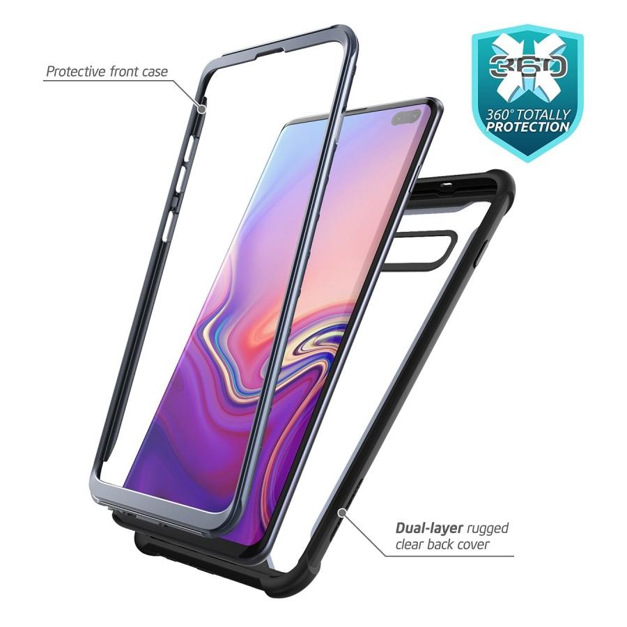 Ares Clear Case Samsung Galaxy S10 Plus Zwart