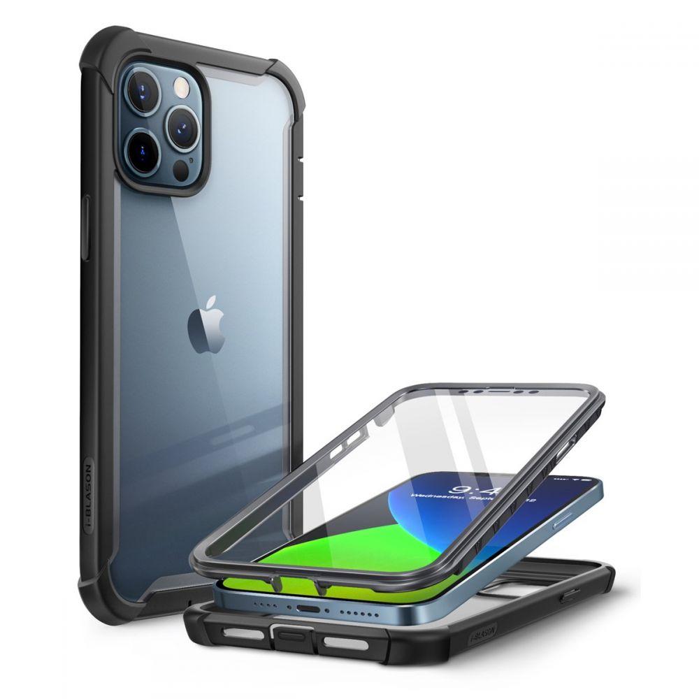 Ares Clear Case iPhone 12/12 Pro Zwart