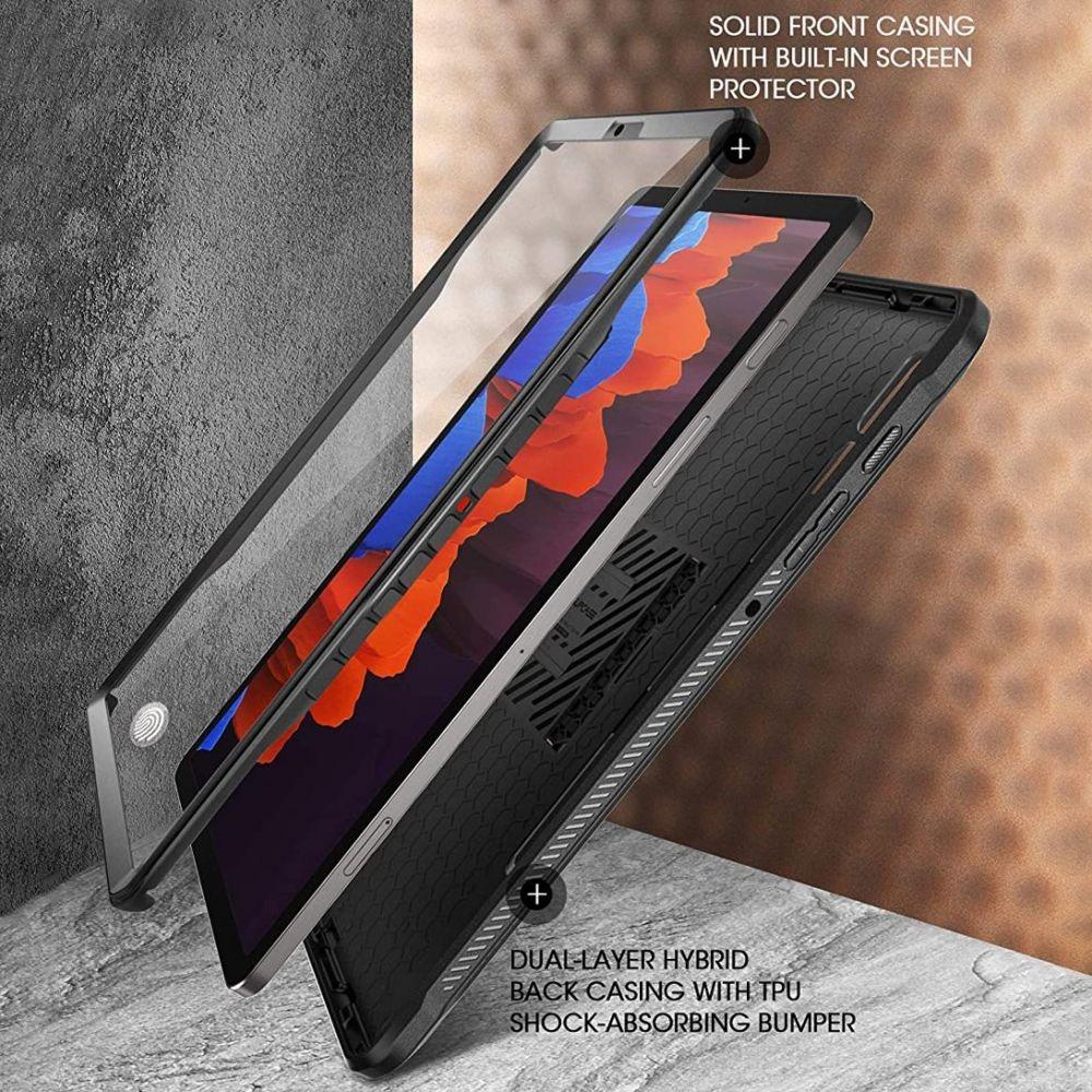 Unicorn Beetle Pro Case Samsung Galaxy Tab S7 Plus/S8 Plus 12.4 Zwart