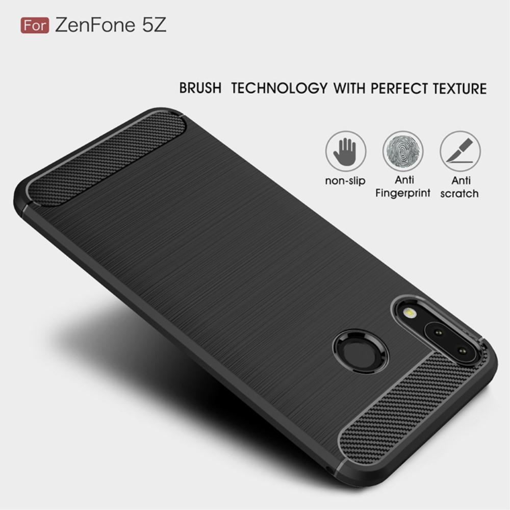Brushed TPU Case Asus ZenFone 5/5Z Zwart