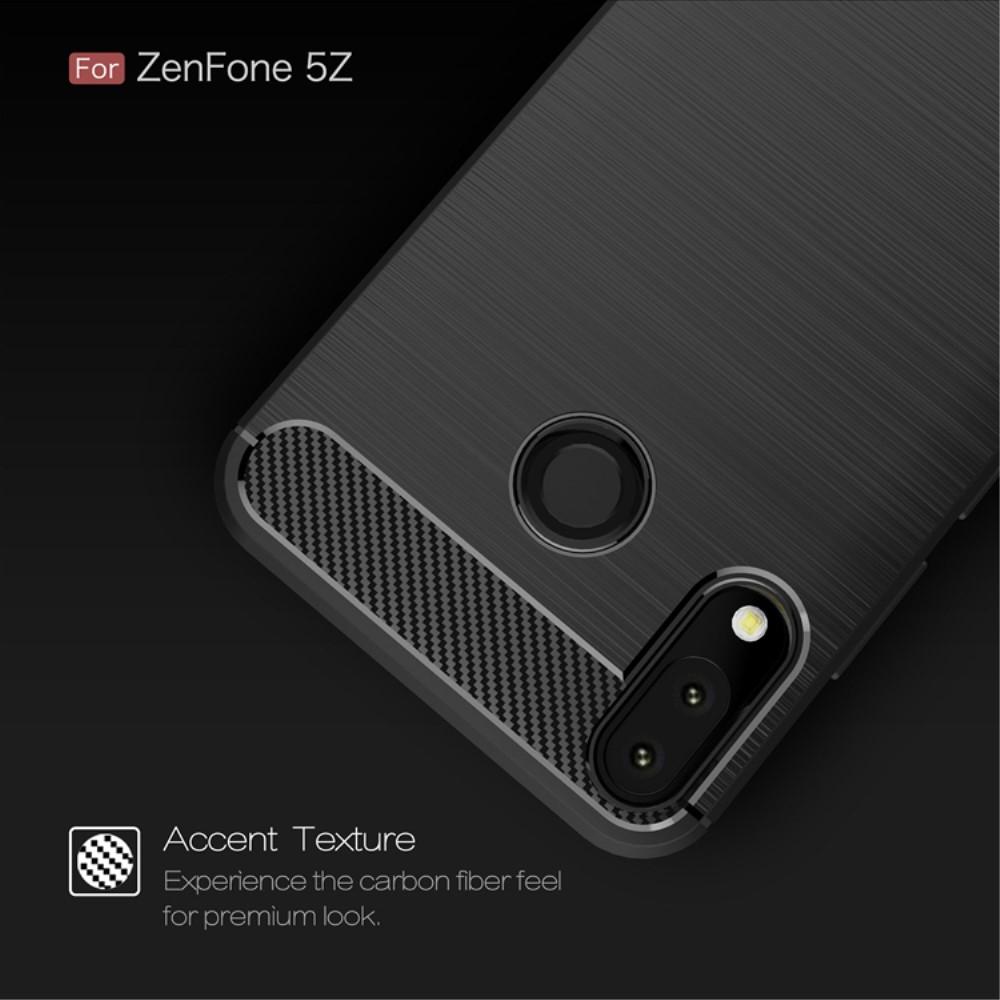 Brushed TPU Case Asus ZenFone 5/5Z Zwart