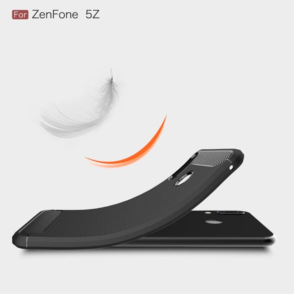 Brushed TPU Case Asus ZenFone 5/5Z Zwart