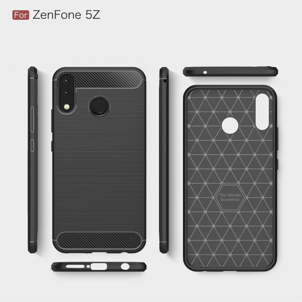 Brushed TPU Case Asus ZenFone 5/5Z Zwart