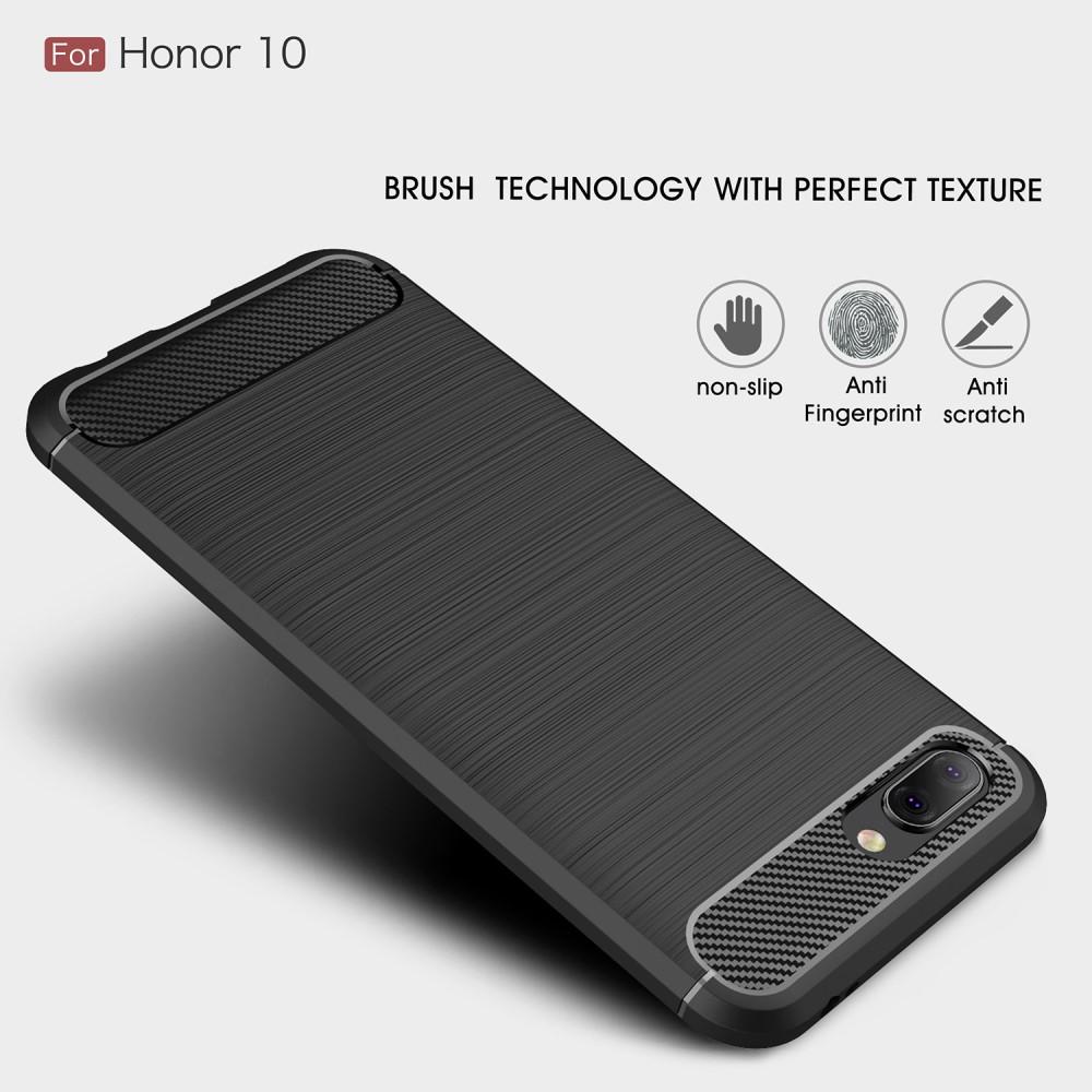 Brushed TPU Case Huawei Honor 10 Zwart