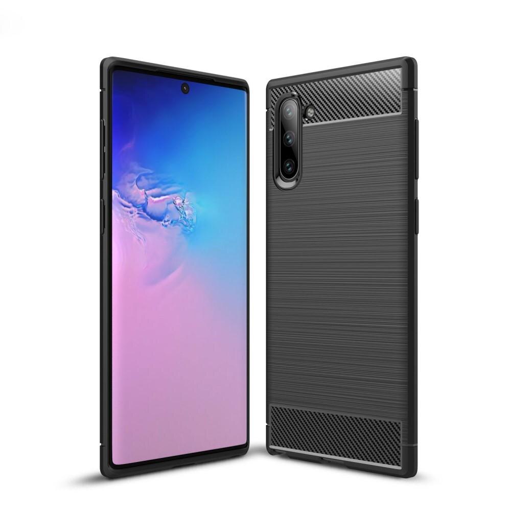 Brushed TPU Case Samsung Galaxy Note 10 Zwart