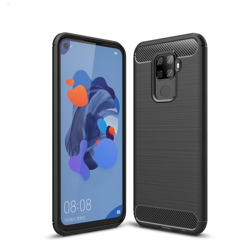 Brushed TPU Case Huawei Mate 30 Lite Zwart