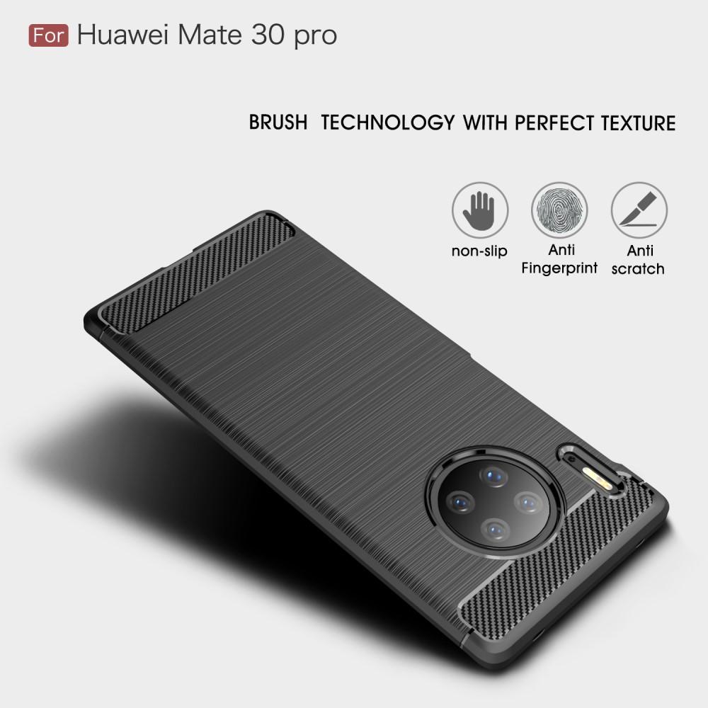Brushed TPU Case Huawei Mate 30 Pro Zwart