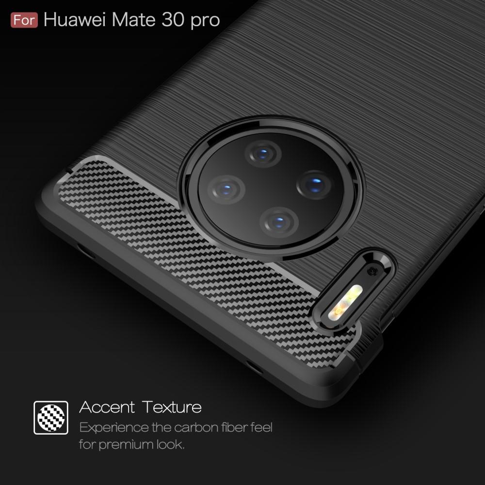 Brushed TPU Case Huawei Mate 30 Pro Zwart