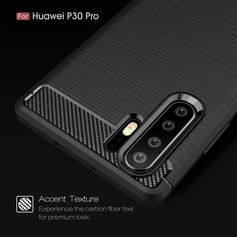 Brushed TPU Case Huawei P30 Pro Zwart