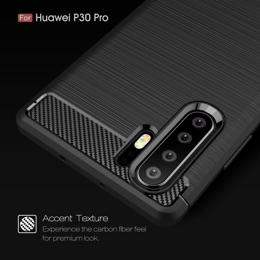 Hoesje TPU Brushed Huawei P30 Pro Zwart