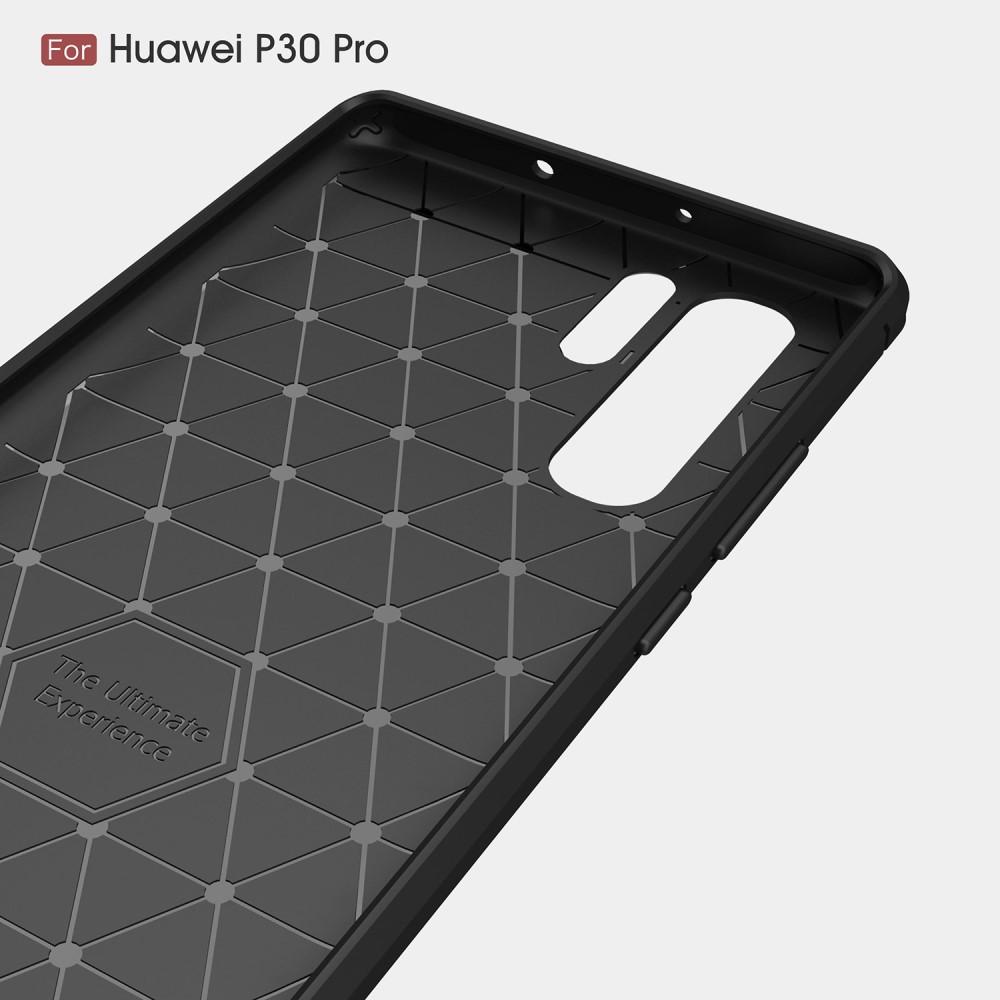 Hoesje TPU Brushed Huawei P30 Pro Zwart
