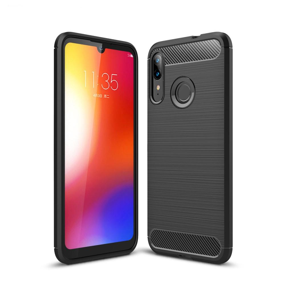 Brushed TPU Case Motorola Moto E6 Plus Zwart