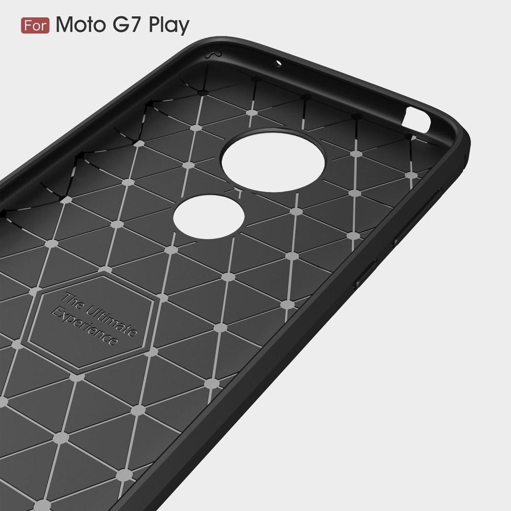 Brushed TPU Case Motorola Moto G7 Play Zwart