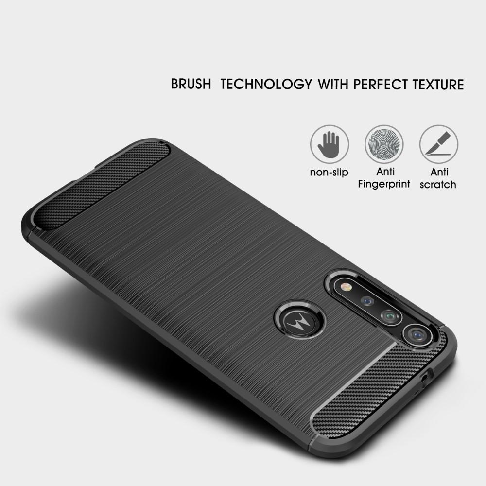Brushed TPU Case Motorola Moto G8 Plus Zwart