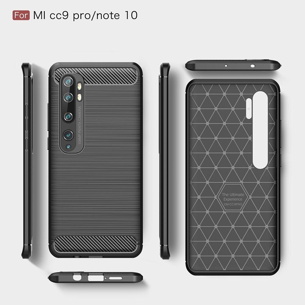 Brushed TPU Case Xiaomi Mi Note 10/10 Pro Zwart