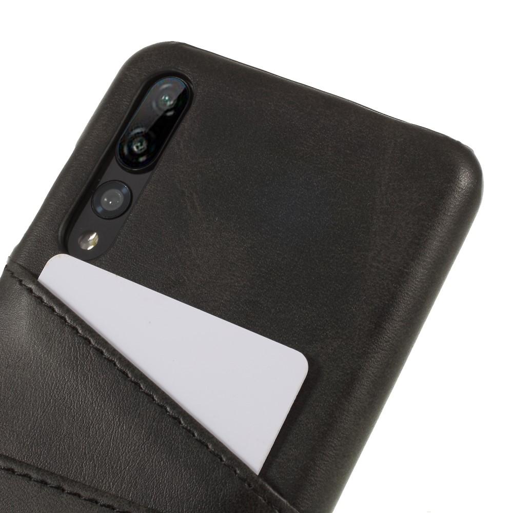 Card Slots Case Huawei P20 Pro Zwart