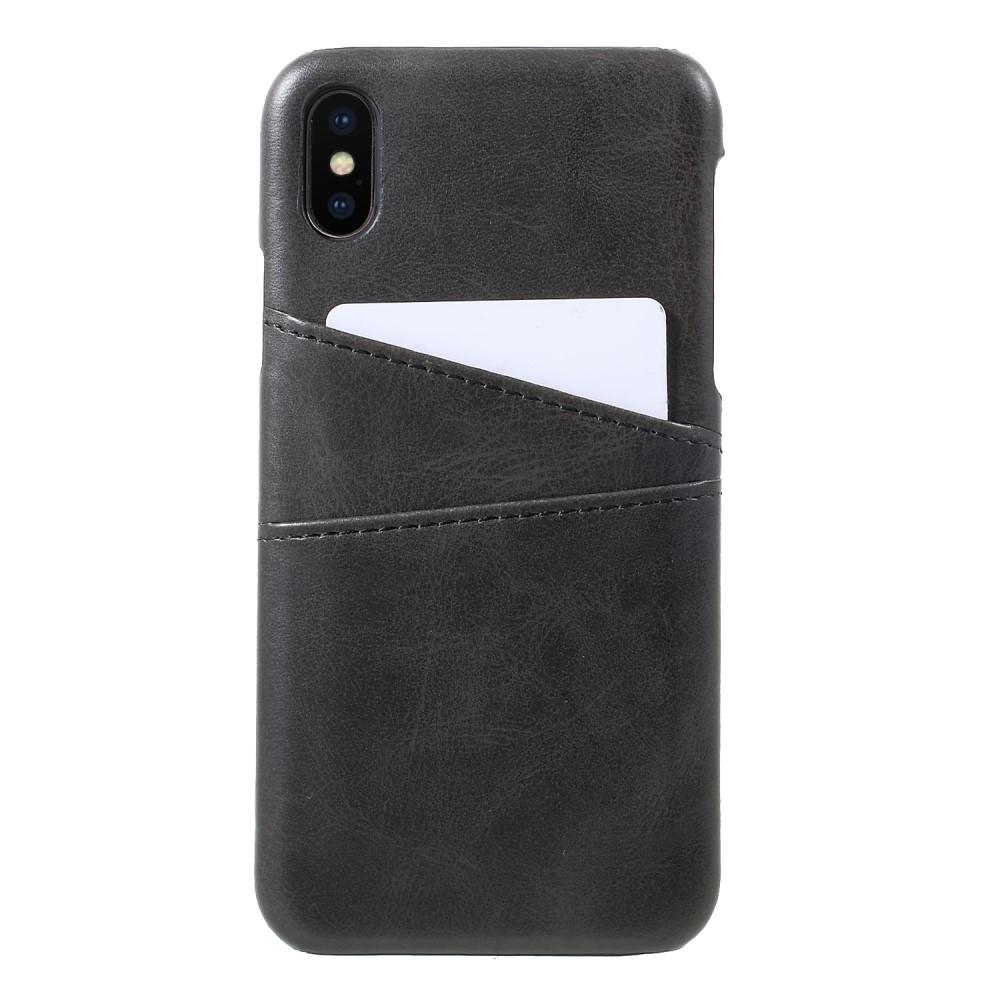 Card Slots Case iPhone X/XS Zwart