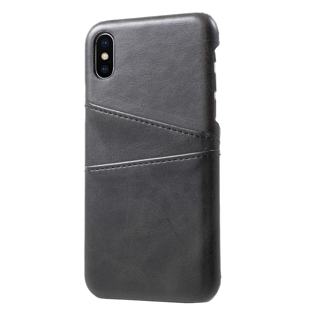 Card Slots Case iPhone X/XS Zwart