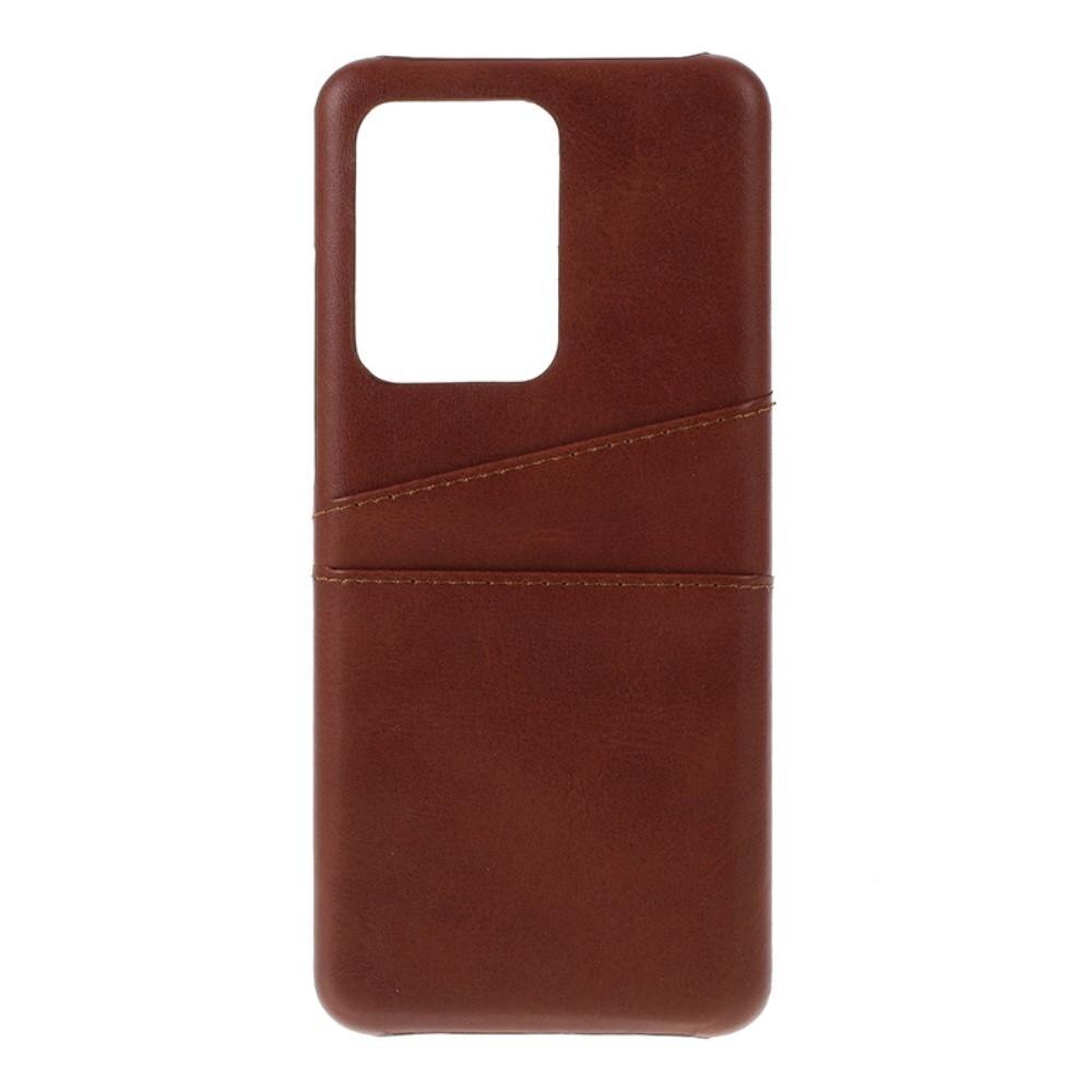 Card Slots Case Samsung Galaxy S20 Ultra Brown