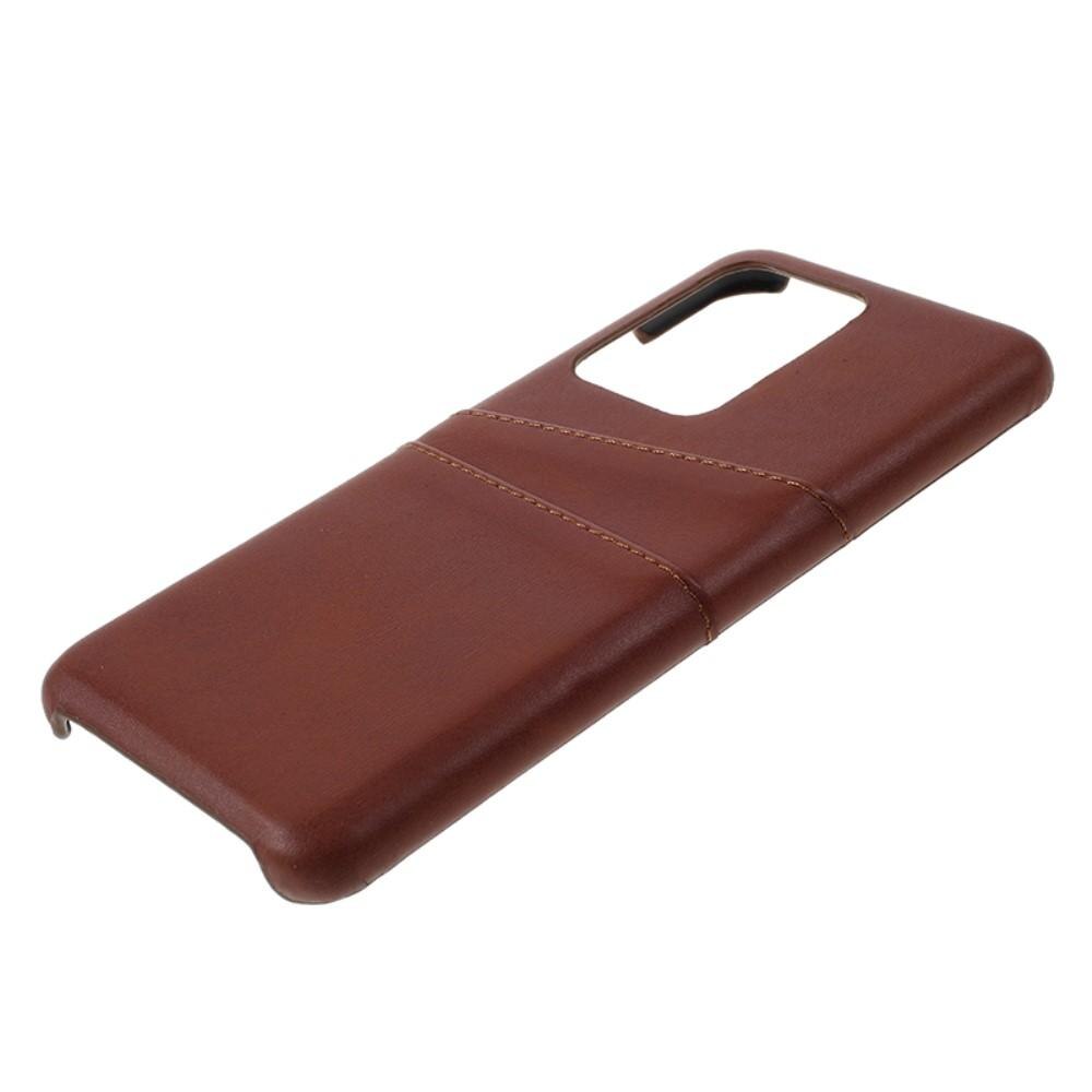 Card Slots Case Samsung Galaxy S20 Ultra Brown