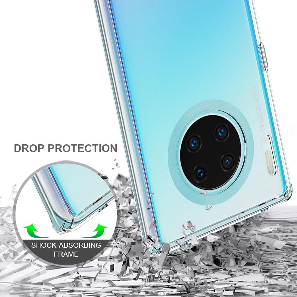 Crystal Hybrid Case Huawei Mate 30 Pro transparant